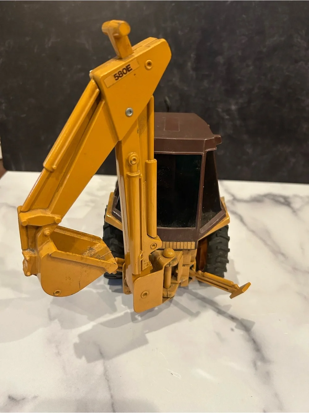 VTG 1986 ERTL 1:16 Diecast Case 580E Construction King Loader Backhoe Vehicle
